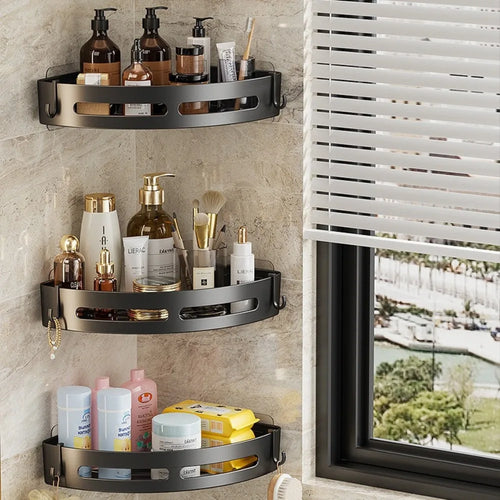 supports de rangement pour shampoing sans perforation pour douche - vue 6 sur 9