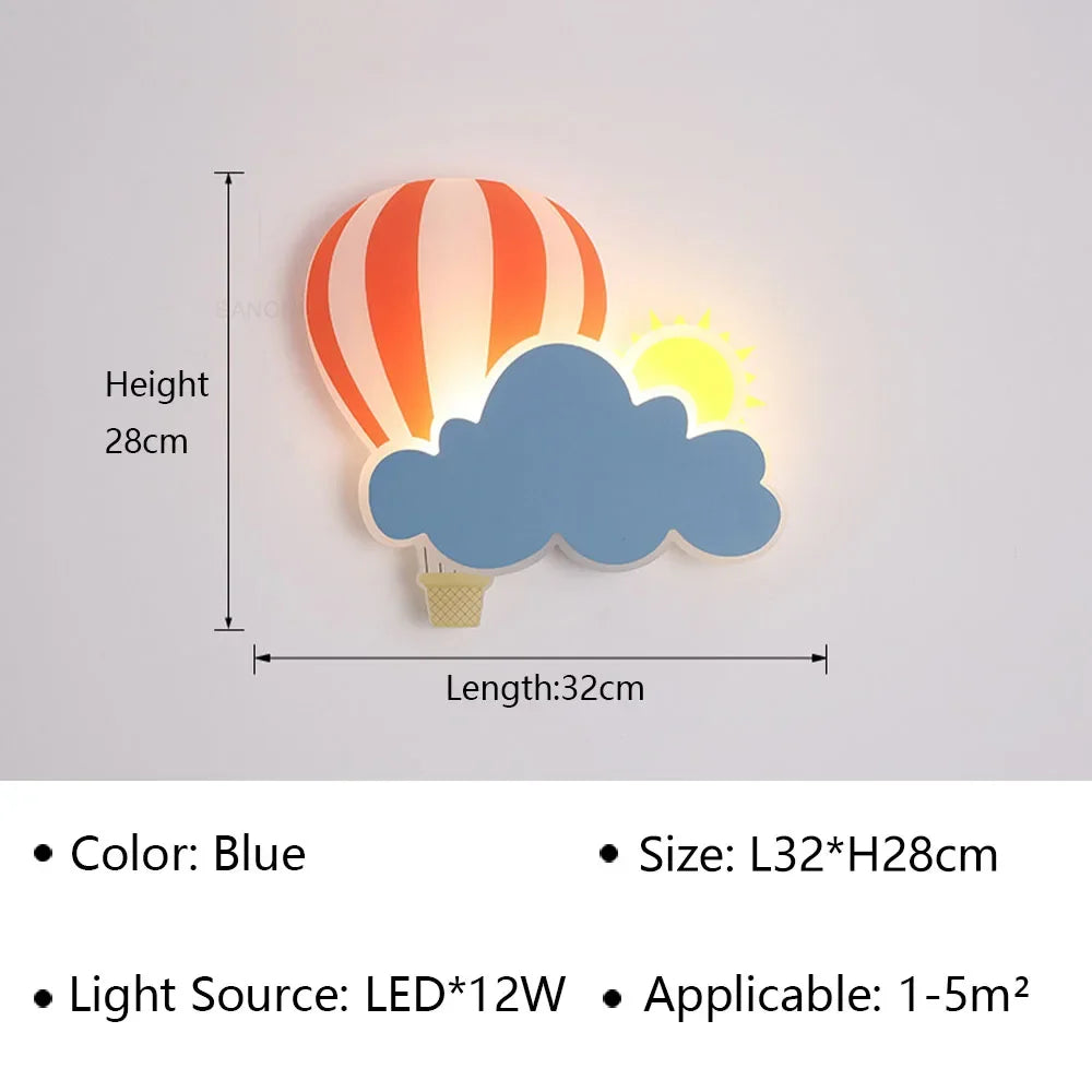 Applique murale LED moderne pour enfants chambre chevet étude allée mur lumière d'ambiance intérieur maison décorative luminaire - vue 11 sur 13
