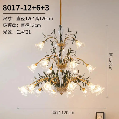 lustre moderne à double style pour bâtiment et hôtel - vue 8 sur 12