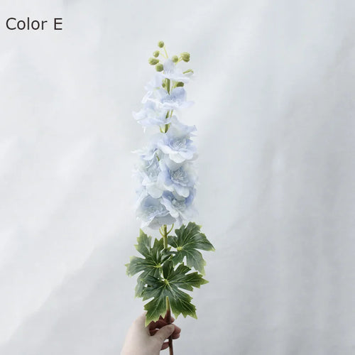 fleurs artificielles delphinium hyacinth pour décoration mariage - vue 11 sur 12