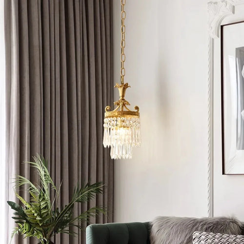 suspension moderne en cristal pour éclairage intérieur élégant - vue 2 sur 7