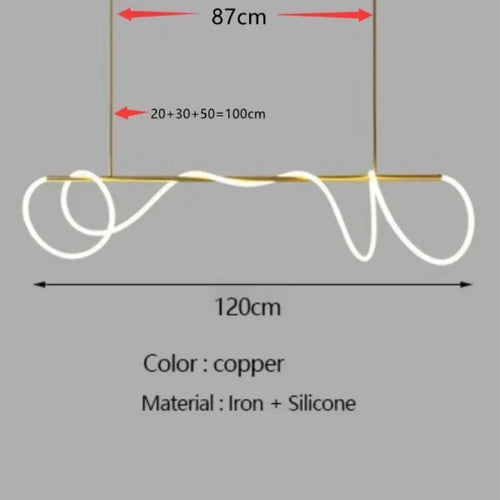 lustre design nordique à led intensité variable pour intérieur - vue 13 sur 25