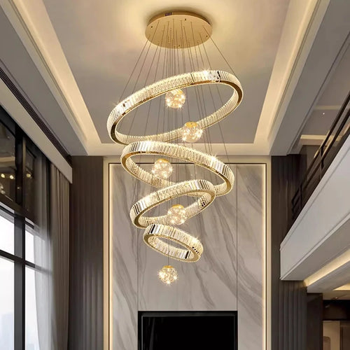 lustre moderne led pour éclairage intérieur suspendu - vue 6 sur 11