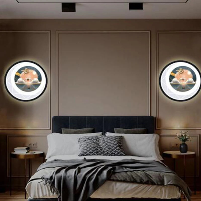 Applique murale LED moderne et ronde - vue 3 sur 16