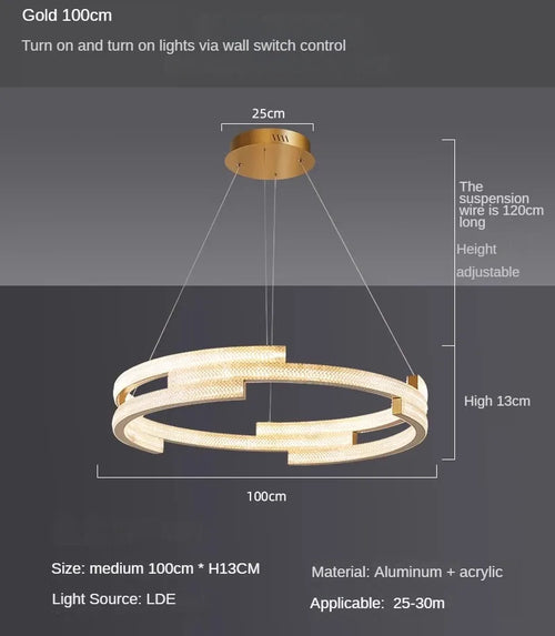 suspension design circulaire élégante pour intérieur moderne - vue 11 sur 12