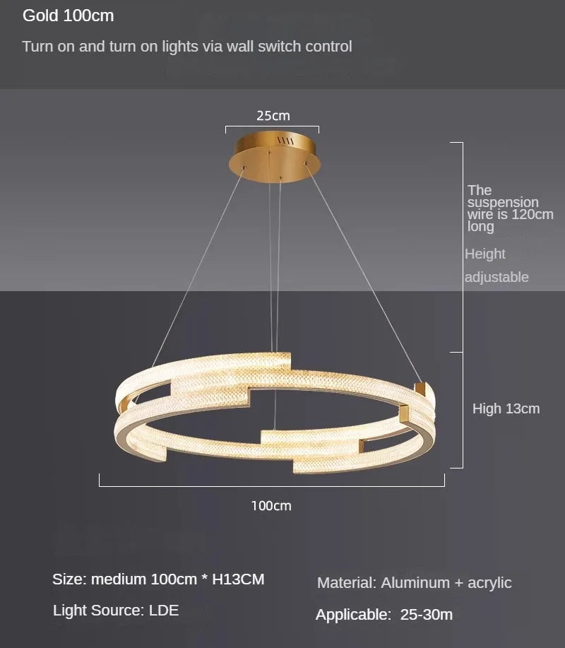 suspension design circulaire élégante pour intérieur moderne - vue 10 sur 12