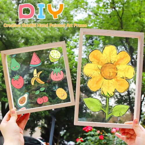 cadre photo en bois et verre acrylique pour enfants - vue 2 sur 7