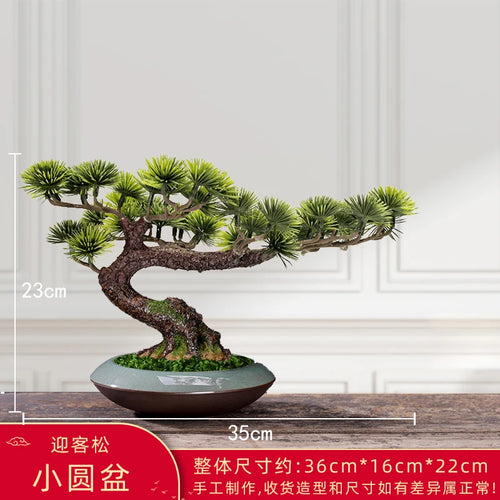 décoration intérieure faux arbre bonsaï style chinois pour un paysage apaisant - vue 11 sur 33