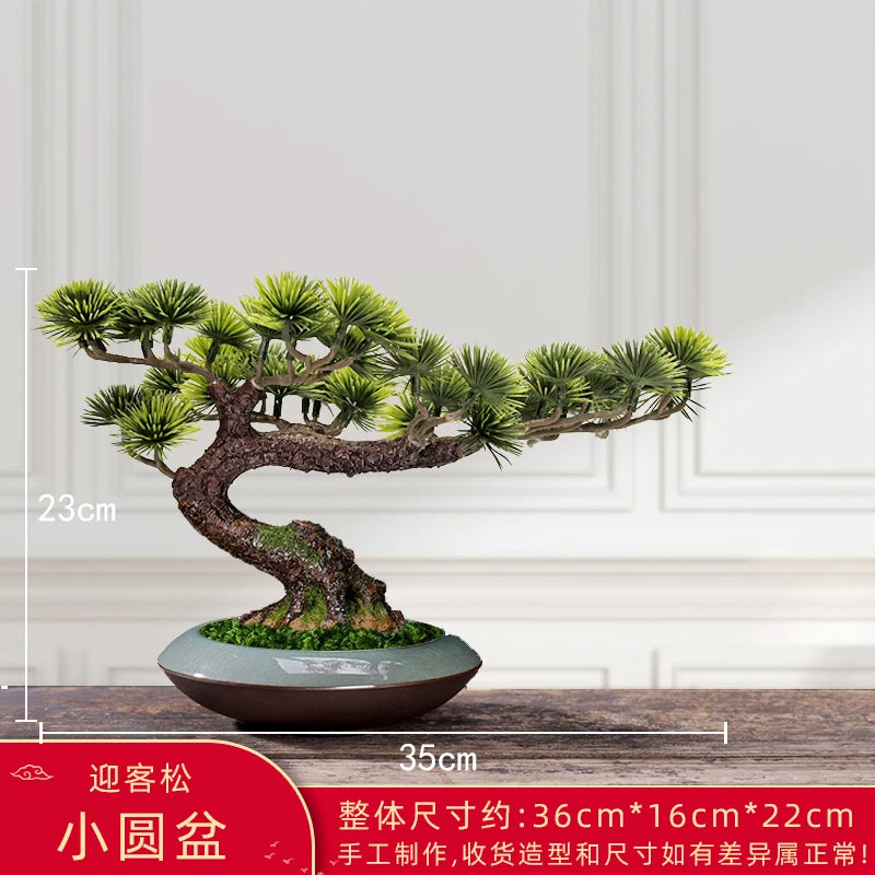 décoration intérieure faux arbre bonsaï style chinois pour un paysage apaisant - vue 10 sur 33