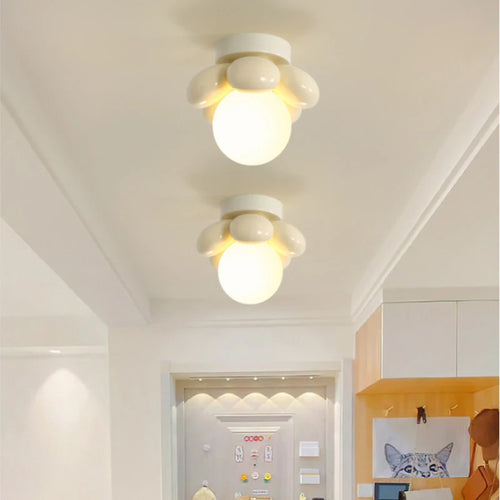lustre moderne à pétales pour chambre d'enfant - vue 3 sur 17