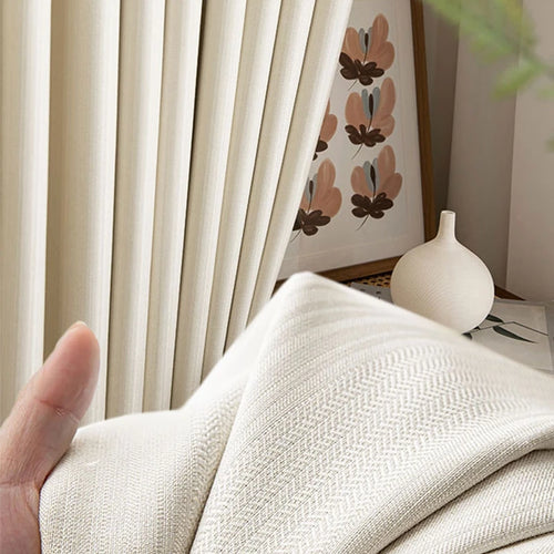 Rideau leger semi occultant style moderne minimaliste sur mesure - vue 3 sur 14