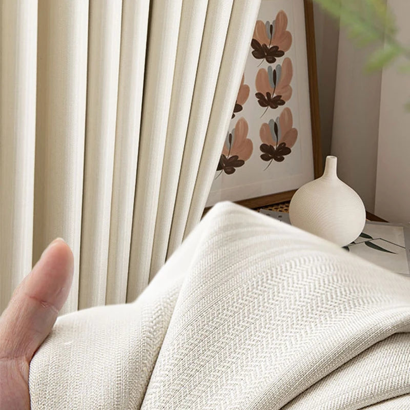 Rideau leger semi occultant style moderne minimaliste sur mesure - vue 2 sur 14
