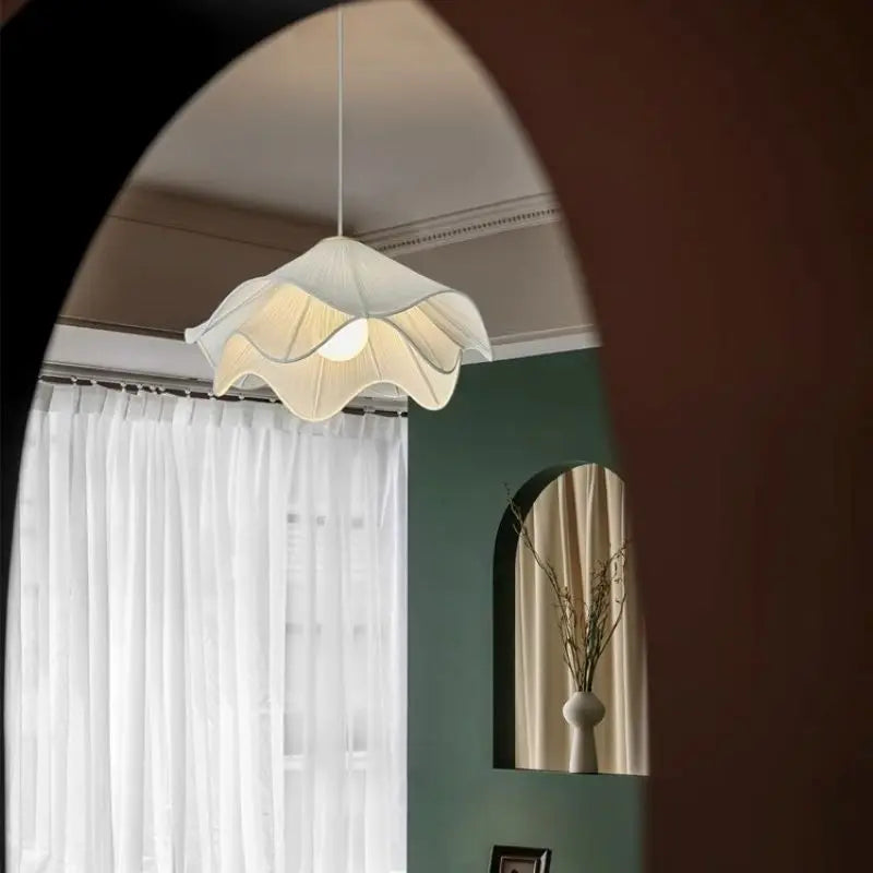 SANDYHA moderne crème Style suspension éclairage chaud romantique lampe à LED pour intérieur salon salle à manger chambre décor à la maison lustres - vue 4 sur 8