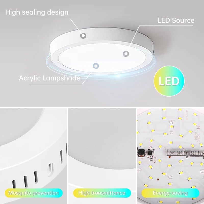plafonnier led ultra fin panneau lumineux pour intérieur - vue 4 sur 12