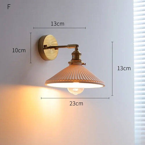 applique murale led iwhd nordique japonaise - vue 21 sur 23