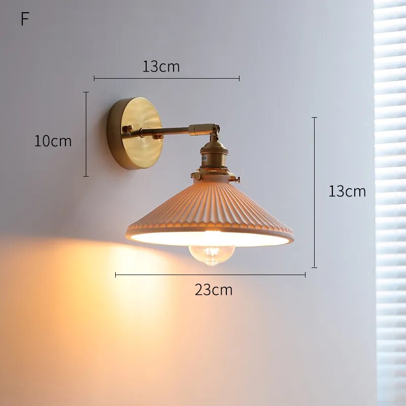 applique murale led iwhd nordique japonaise - vue 20 sur 23