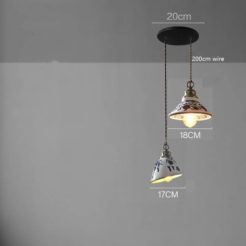 Suspension led en céramique moderne simple - vue 24 sur 29