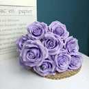 bouquet de roses artificielles pour mariage et décoration intérieure