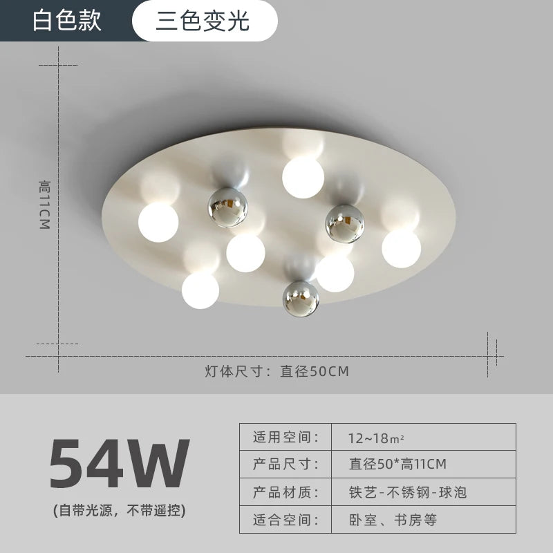 plafonnier design nordique minimaliste pour décoration intérieure moderne