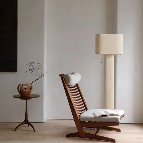 lampadaire hensley wabi sabi tissu artistique pour décoration intérieure - vue 2 sur 10