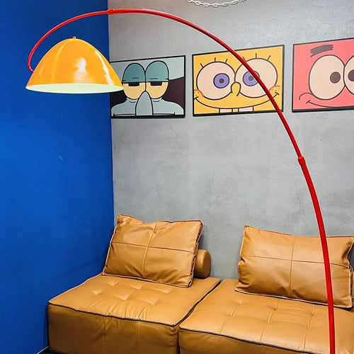 Lampadaire De mise à niveau mobile pour chambre d'enfants mignon esthétique Unique lampadaire contemporain pêche Lampara De Piso décoration De la maison - vue 4 sur 6