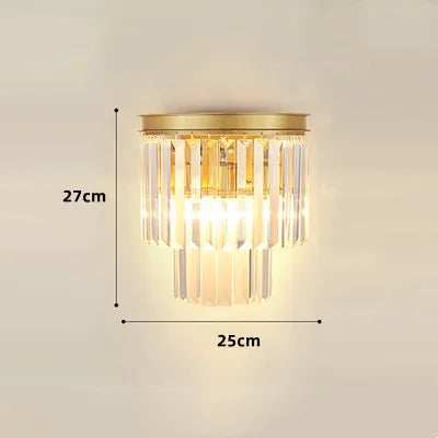 applique murale en cristal design pour éclairage moderne de la maison - vue 16 sur 21