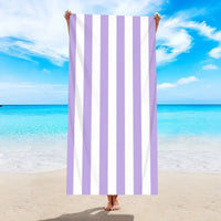 serviette de plage microfibre motifs cartoon séchage rapide