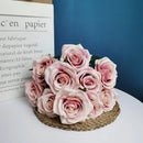 bouquet de roses artificielles pour mariage et décoration intérieure