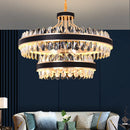 lustre moderne en cristal led winfordo pour décoration intérieure