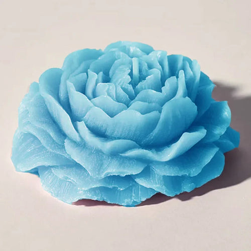 bougie parfumée fleur de pivoine en cire de soja décorative - vue 7 sur 10