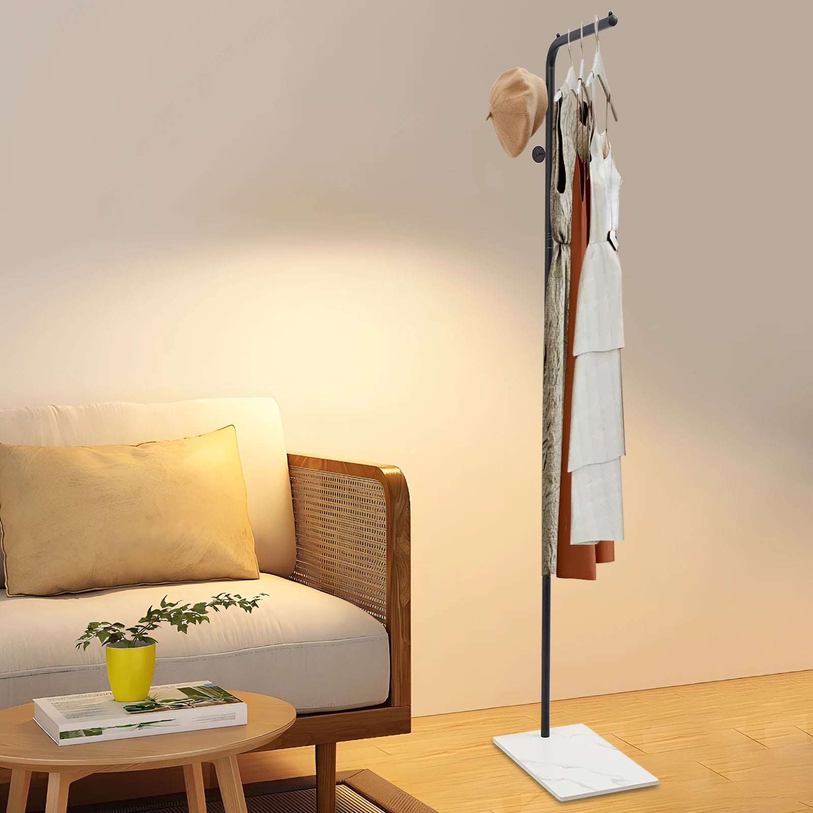 cintre à vêtements autonome grande capacité design résistant durable - vue 2 sur 7