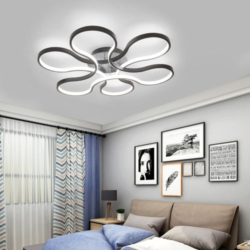lustre moderne led créatif en aluminium pour restaurant bar - vue 6 sur 11