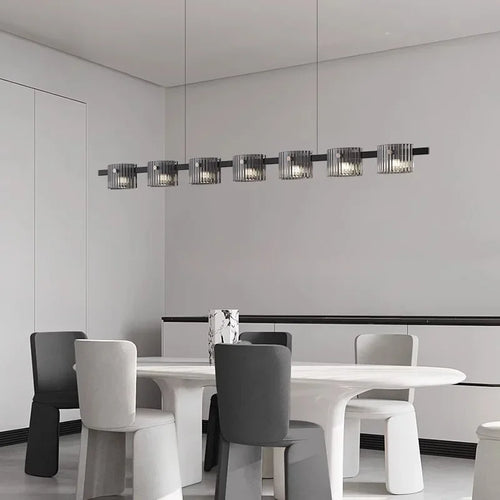 lustre moderne en verre minimaliste pour éclairage design - vue 2 sur 25