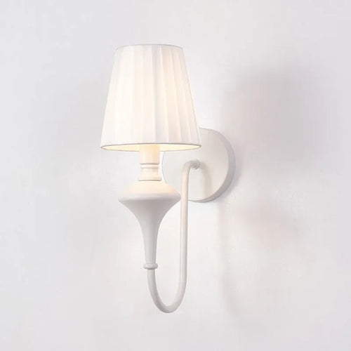 lampe de chevet nordique en fer forgé avec applique murale simple - vue 3 sur 6
