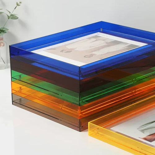 cadre acrylique transparent pour photos et décorations diverses - vue 7 sur 15