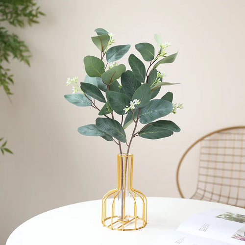 branche d eucalyptus artificielle décoration jardin balcon plante simulée - vue 7 sur 11