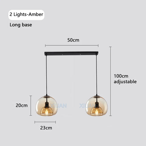 suspension led industrielles à 3 lumières - vue 14 sur 16