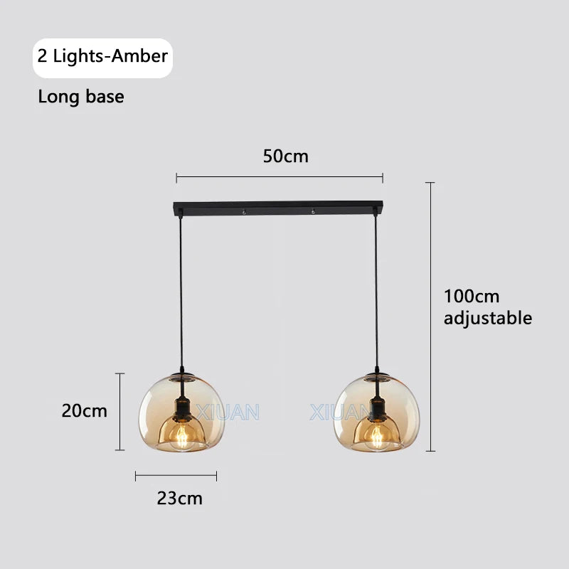 suspension led industrielles à 3 lumières - vue 13 sur 16