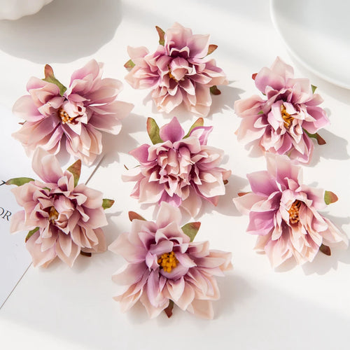 lot de 20 fleurs murales en soie pour décoration variée - vue 15 sur 15