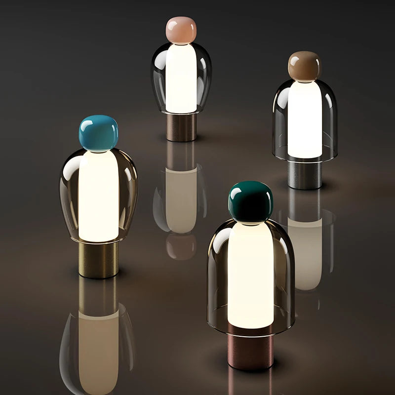 lampe de bureau moderne avec chargeur usb intégrée et design minimaliste - vue 9 sur 10