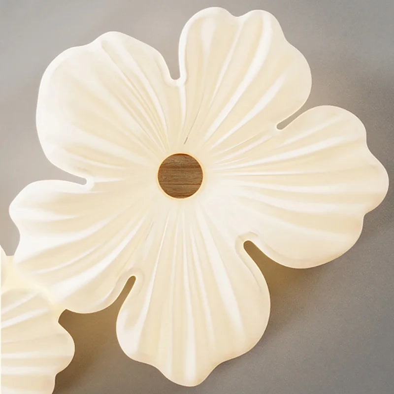 plafonnier moderne à leds en forme de fleur pour décoration intérieure - vue 4 sur 12