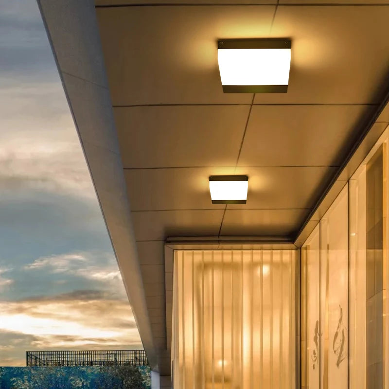 applique murale de jardin étanche à led durable pour extérieur