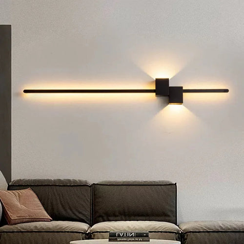 applique murale led minimaliste design artistique - vue 2 sur 15