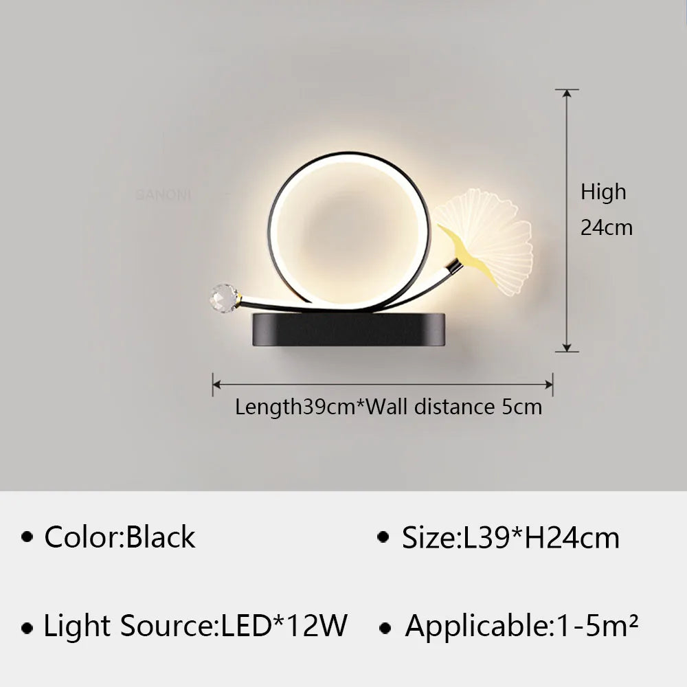 applique murale led moderne pour décoration intérieure élégante - vue 12 sur 21