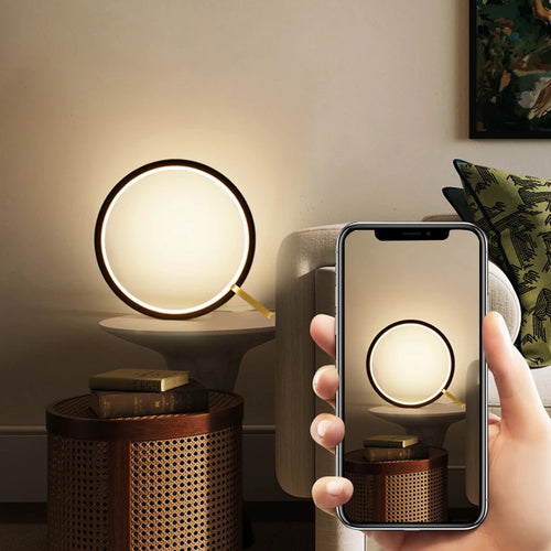 lampe usb ronde led gradation continue - vue 5 sur 6
