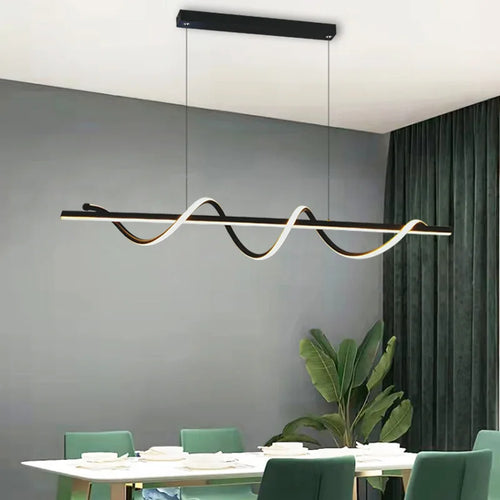 suspension LED rotative avec télécommande pour décoration intérieure - vue 2 sur 12