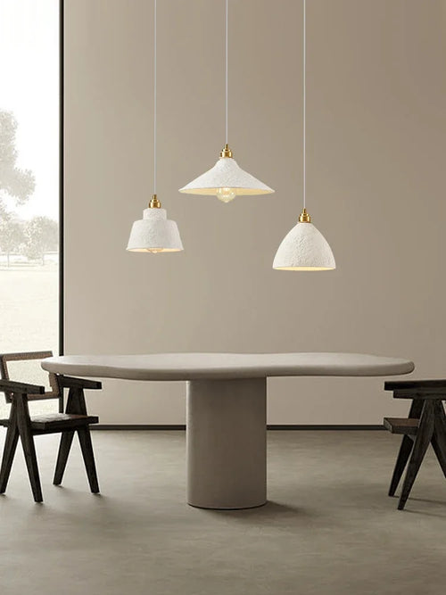 suspension artisanale wabi-sabi pour ambiance japonaise moderne - vue 2 sur 16