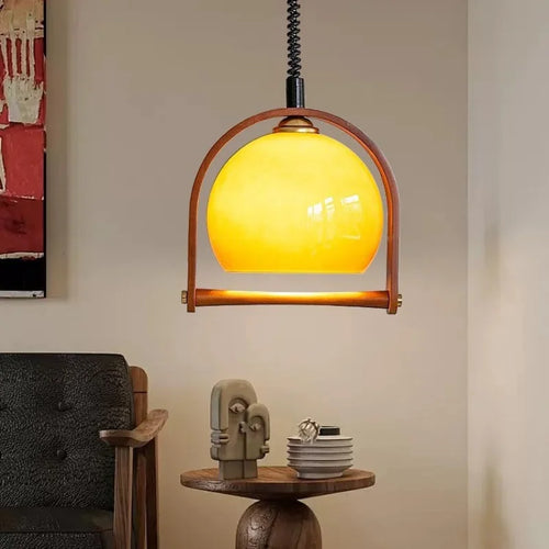lustre en verre médiéval pour éclairage suspendu décoratif - vue 3 sur 7