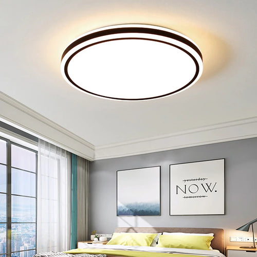 encastré led ambiance moderne ronde nordique lampes - vue 4 sur 10