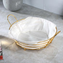 panier de rangement rond pour pain gâteaux et collations
